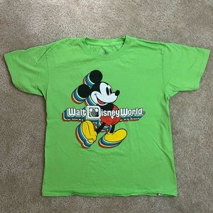 Disney World Mickey Mouse Green T-Shirt